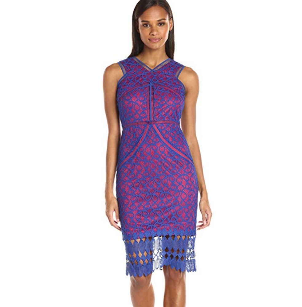 JAX Black Label sexy lace midi dress